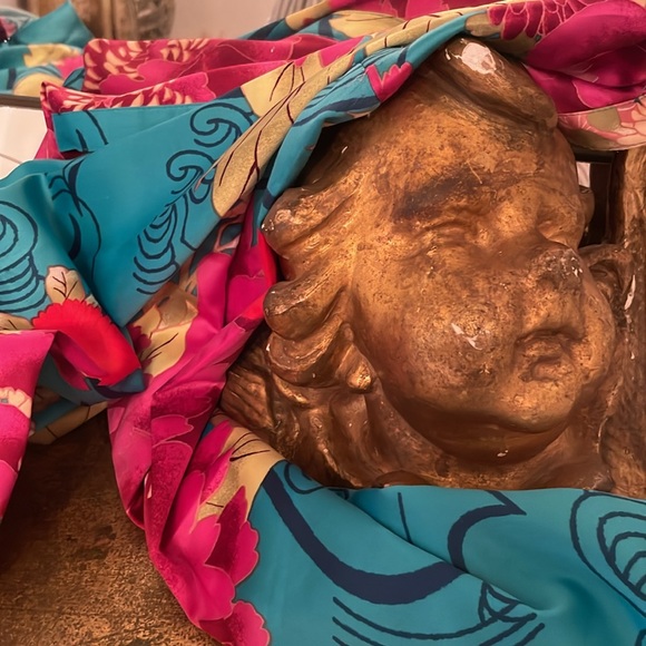 NATORI floral full length lounging gown. Size S - Picture 12 of 13